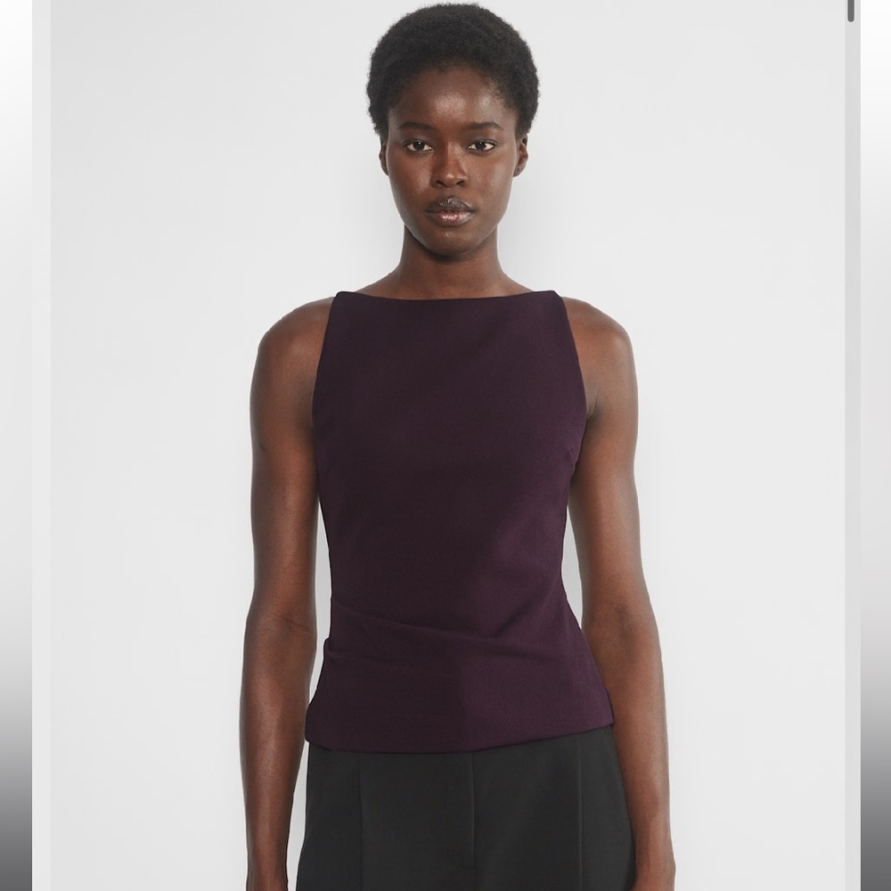 Aritzia Babaton FigureKnit Commons Top in color noble